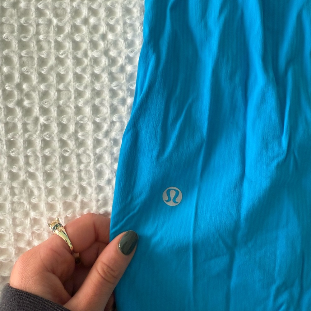 Blue Drawstring Lululemon Pants - image 3